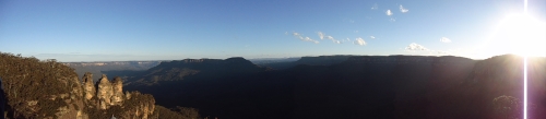 Absolutely gorgeous views of the Blue Mountains.